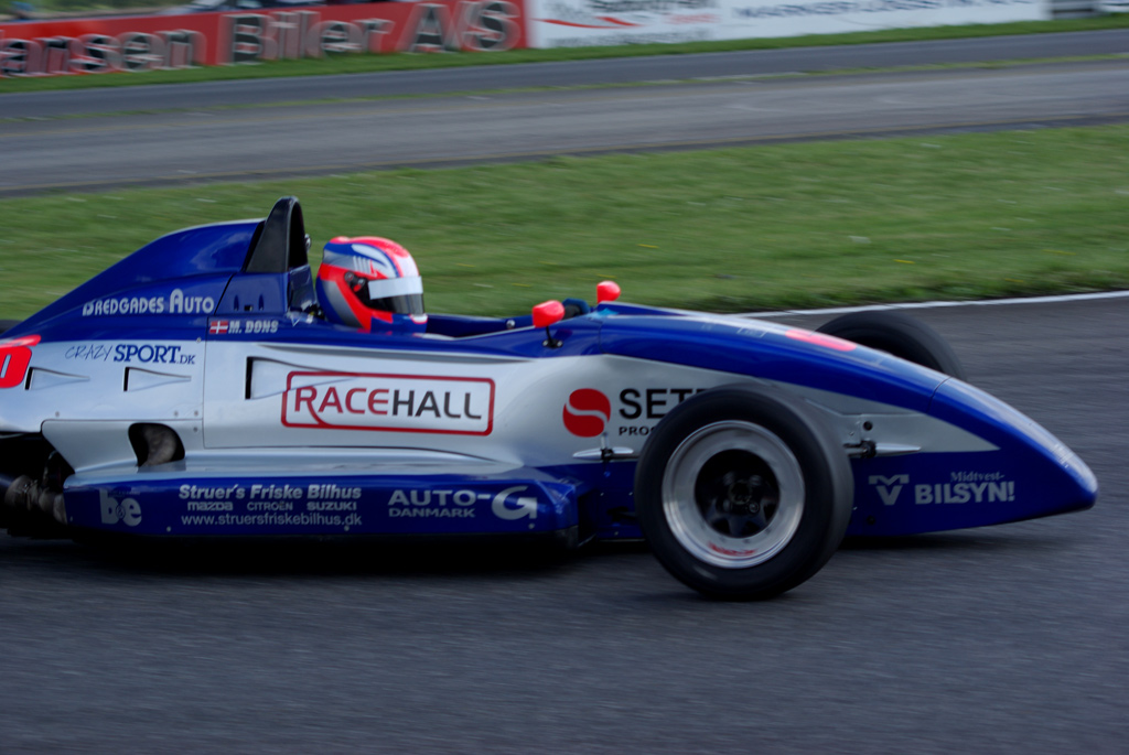 Morten Dons ligger nu samlet 5’er i Danmarksmesterskabet i Formel Ford
(Foto: Søren Dons)
